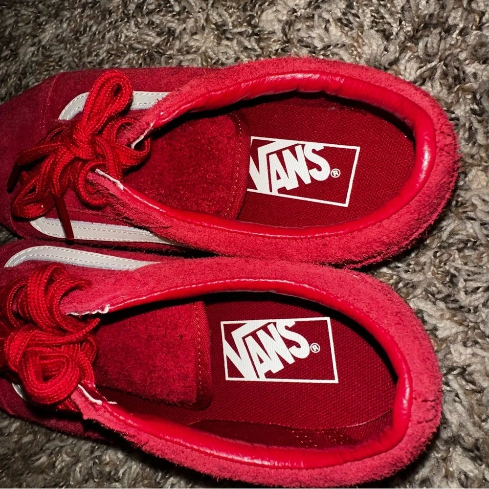 NEW VANS OLD SKOOL LOWPRO 'RED GUM' Women’s Size 8 RARE - Picture 7 of 12